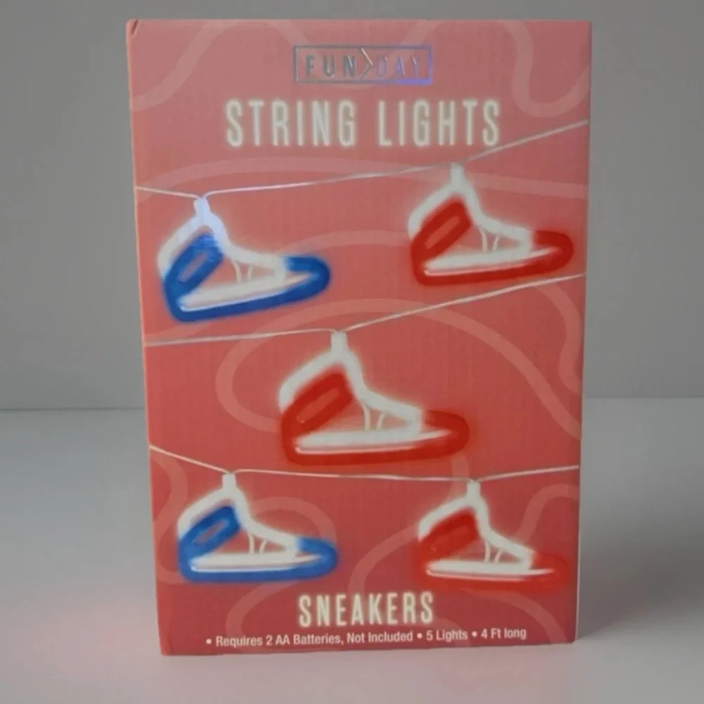 Fun Day Sneakers String Lights- 2 pack retails $19.99 each